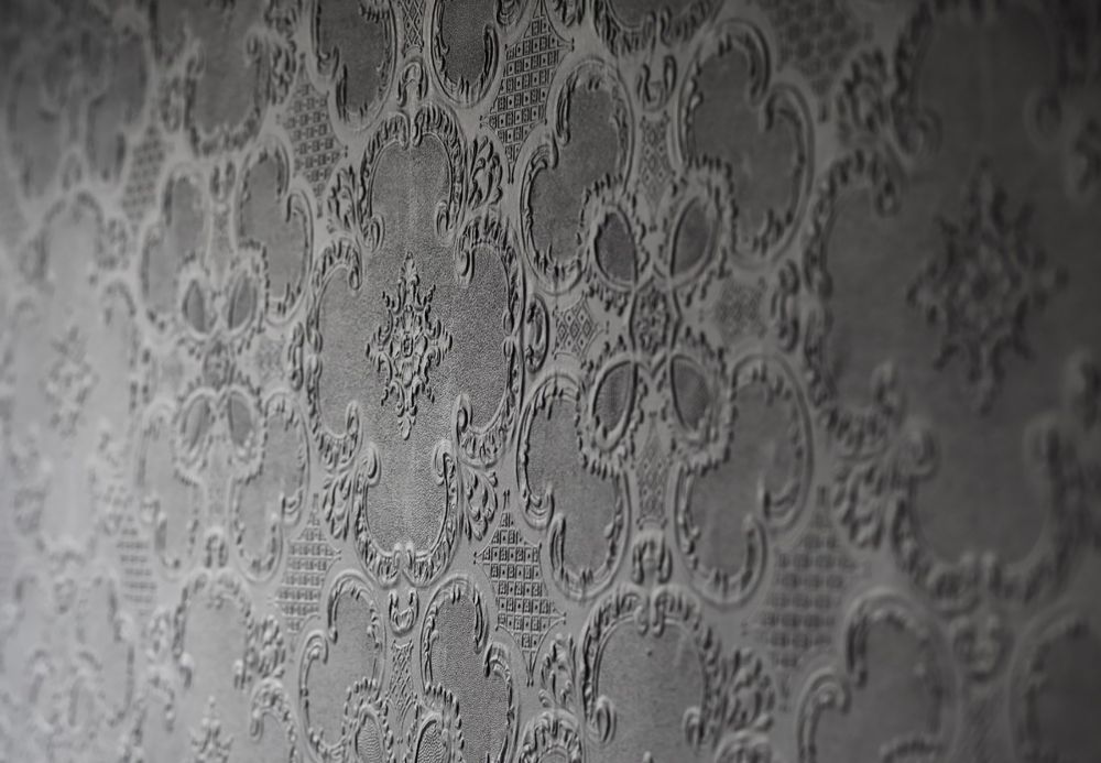 Dining Room Wallpaper Wallpaper Alfred white Detail View