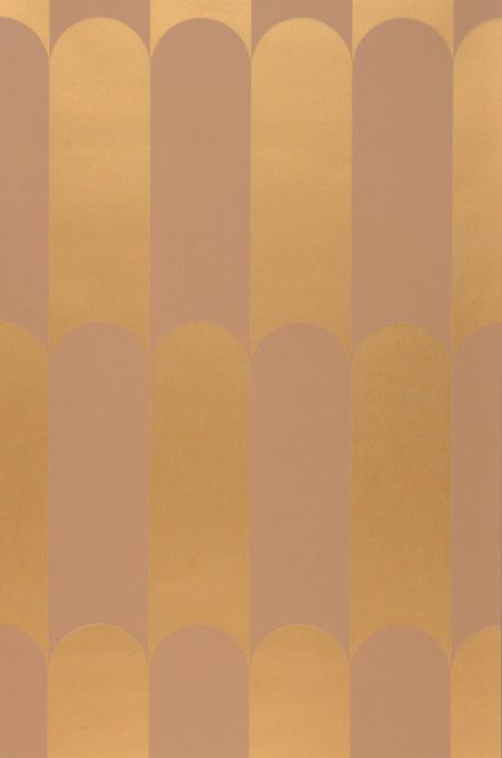 Geometric Wallpaper Wallpaper Neluwa beige red Roll Width