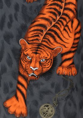Tigris Orange Muster