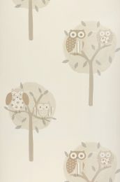 Wallpaper Romary pale brown