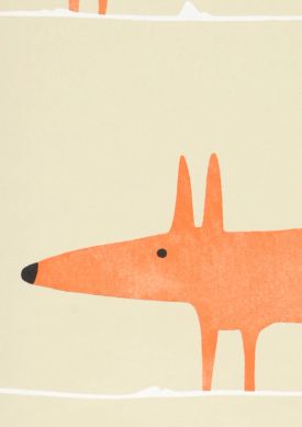What does the Fox say orange rouge L’échantillon