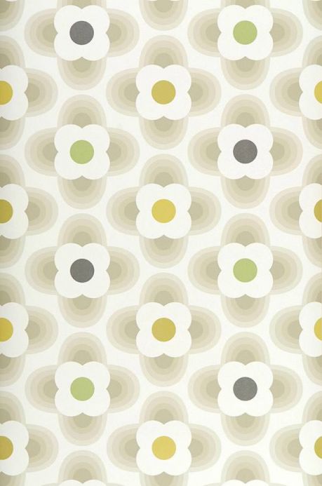 Design Wallpaper Wallpaper Brahma yellow green Roll Width