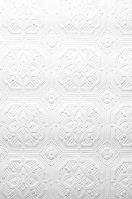 Wallpaper Wallpaper Derby white A4 Detail