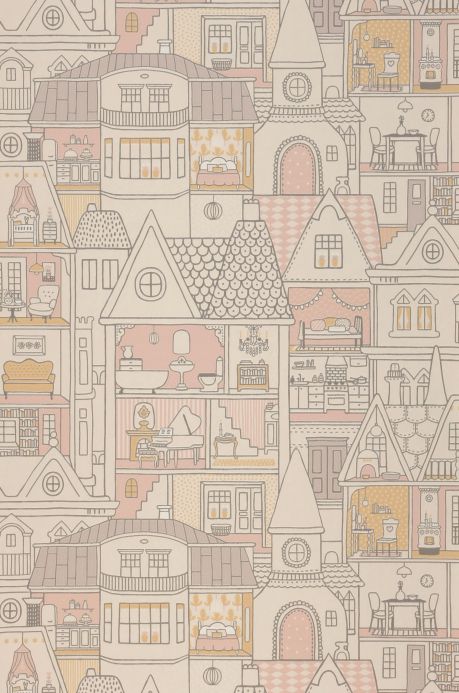 Children’s Wallpaper Wallpaper Dollhouse cream Roll Width