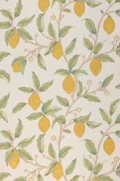 Wallpaper Lemon Tree cream white