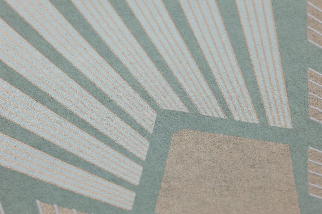 Wallpaper Wallpaper Pontinius pastel turquoise Detail View