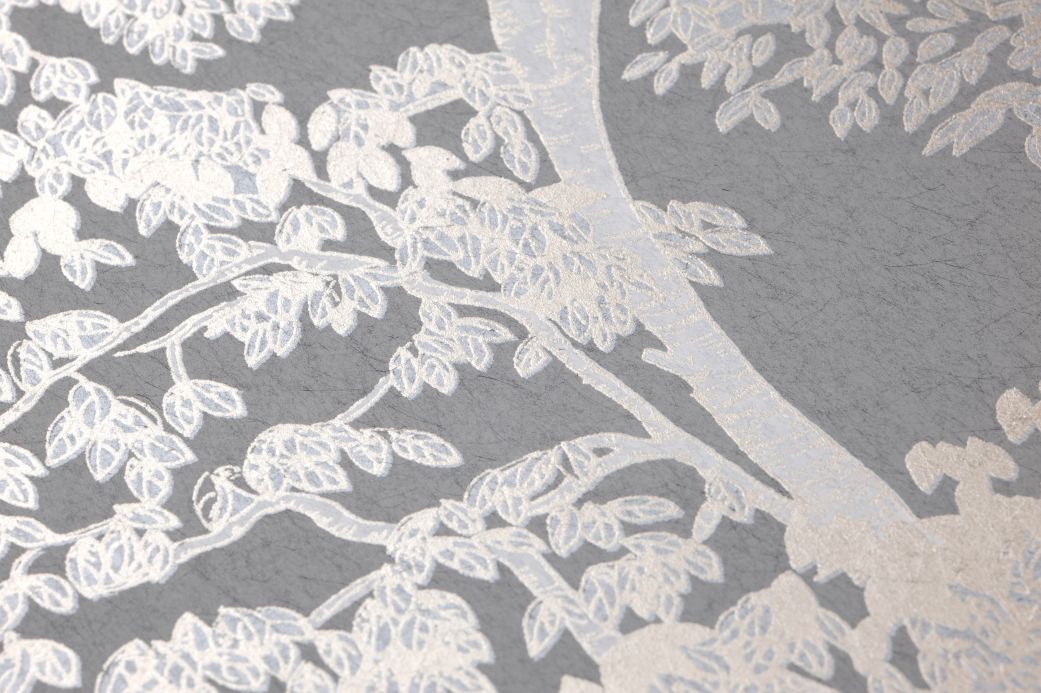 Forest and Tree Wallpaper Wallpaper Arboleda light grey Detail View