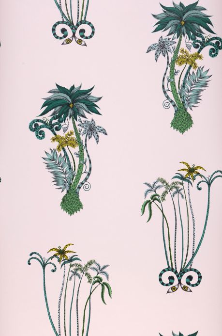 Archiv Papel pintado Jungle Palms tonos de verde Ancho rollo