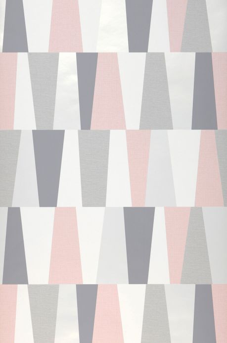Geometric Wallpaper Wallpaper Jadina light pink Roll Width