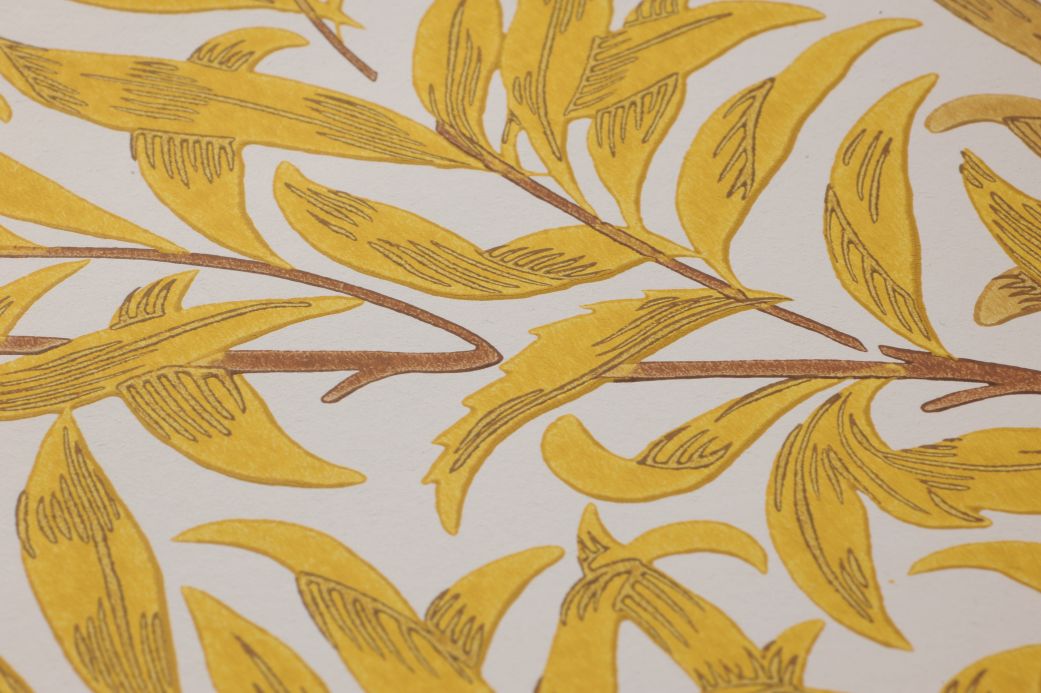 Papel pintado William Morris Papel pintado Darcie amarillo limón Ver detalle