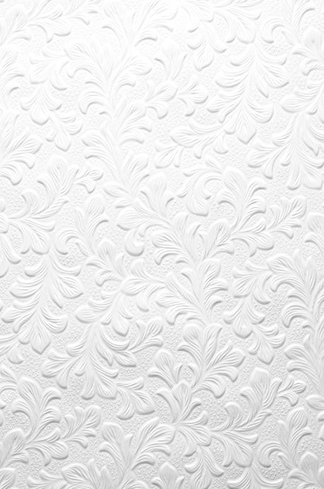 Papel de parede Anaglypta Papel de parede Wilton branco Detalhe A4