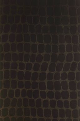 Wallpaper Croco Velvet dark brown Bahnbreite