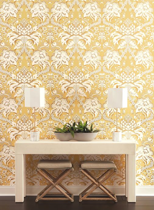 Paper-based Wallpaper Wallpaper Royal Artichoke ivory Room View