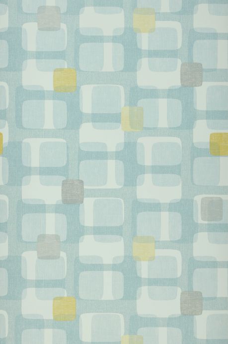 Paper-based Wallpaper Wallpaper Majana mint turquoise Roll Width