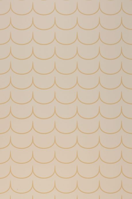 Designer Wallpaper Drop Curtain cream Roll Width