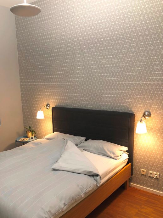 Grey Wallpaper Wallpaper Svarog grey Room View