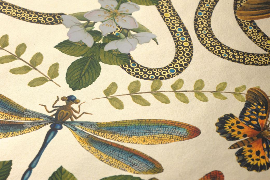 Butterfly Wallpaper Wallpaper Hakama pearl beige Detail View