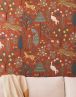 Wallpaper Menagerie copper brown
