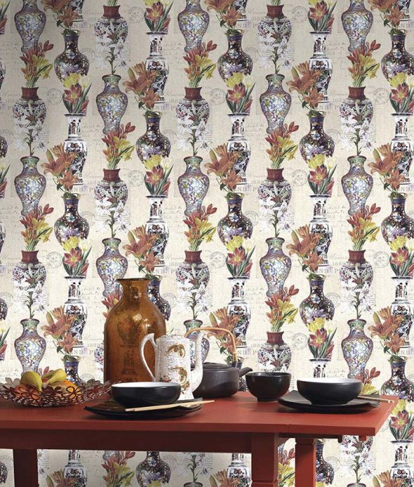 Archiv Wallpaper Ophelia multi-coloured Room View