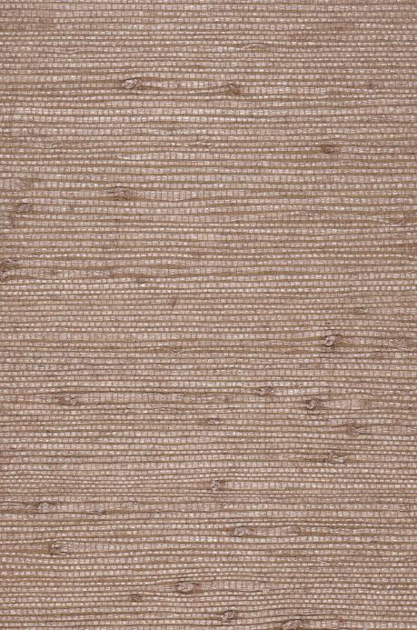 Natural Wallpaper Wallpaper Grass on Roll 11 rosewood shimmer A4 Detail