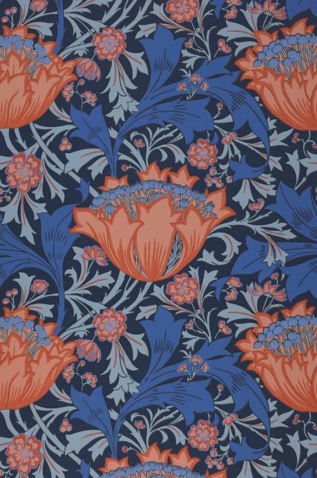 William Morris Wallpaper Wallpaper St Sabastian shades of blue Roll Width