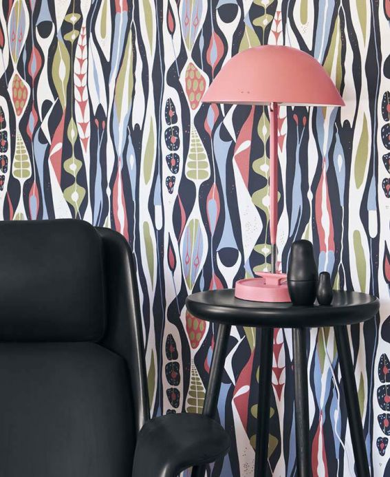 Funky Wallpaper Wallpaper Anu multi-coloured Room View