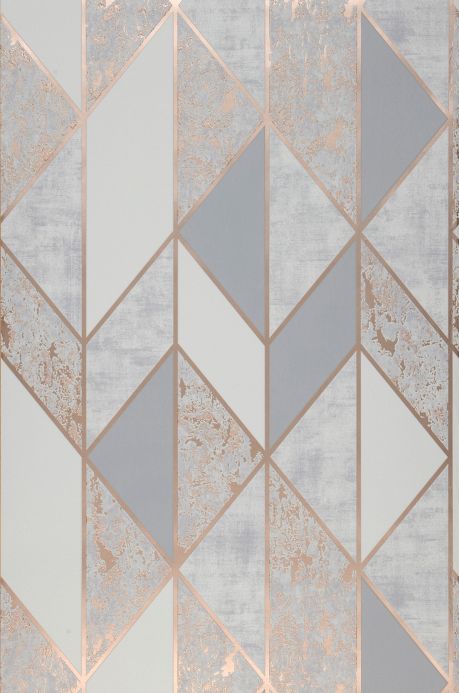 Geometric Wallpaper Wallpaper Lasmo grey tones Roll Width