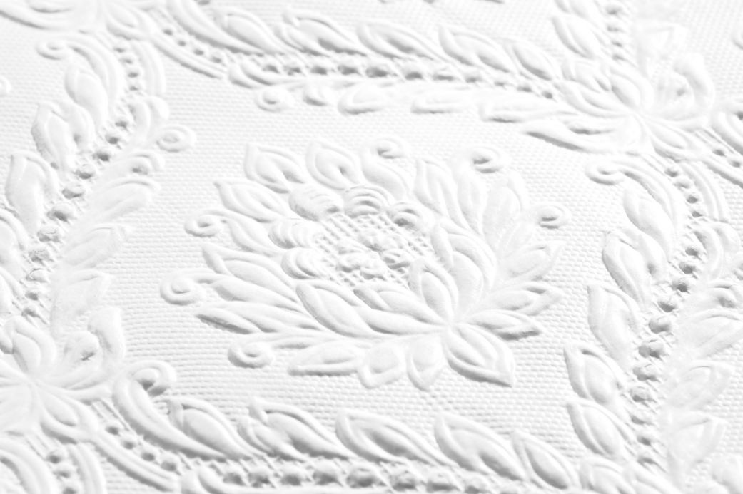 White Wallpaper Wallpaper Dryden white Detail View