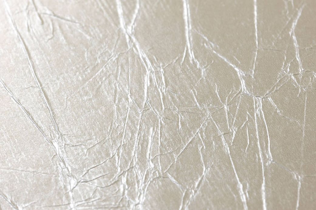 Crinkle Effect Wallpaper Wallpaper Crush Avantgarde 02 light grey beige Detail View