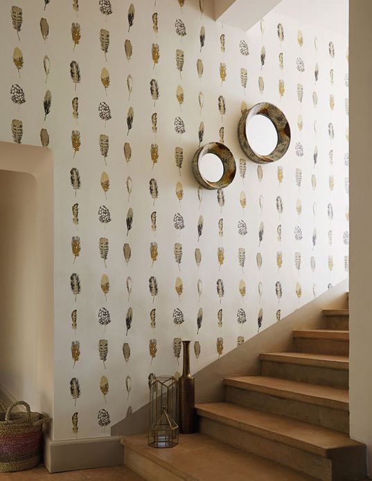Wallpaper Wallpaper Ferty beige Room View