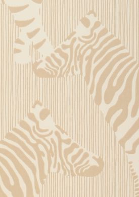 Safari Stripes marrón pálido Muestra