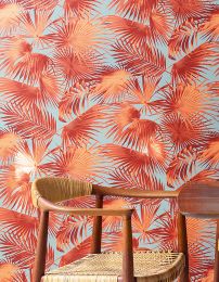 Wallpaper Konda pastel orange