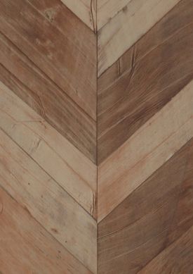 Wood Herringbone tonos de marrón Muestra