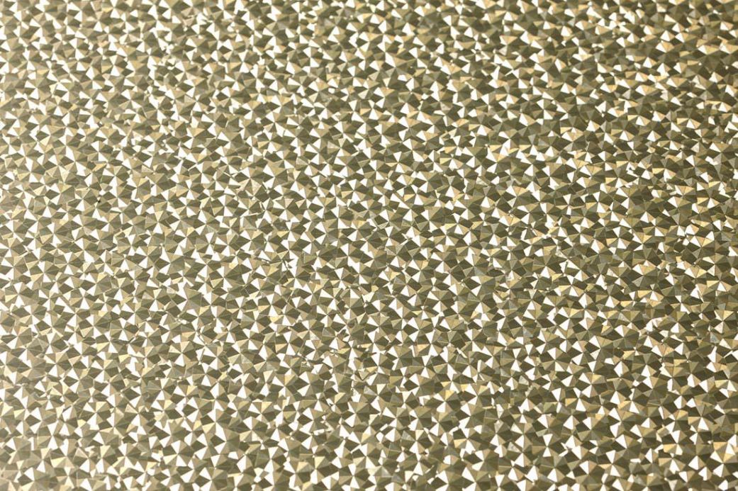 Papel de parede metálico Papel de parede Kewan ouro branco lustre Ver detalhe