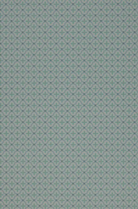 Archiv Wallpaper Jasper mint turquoise A4 Detail