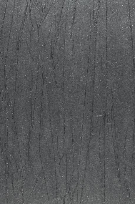 Papel de parede efeito amassado Papel de parede Crush Glitter 01 cinza escuro Detalhe A4