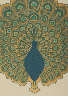 Peacock Style oro perlato Mostra