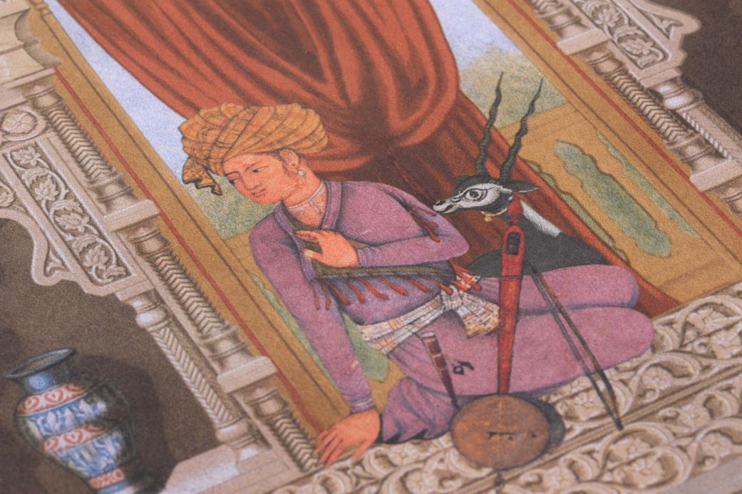 Material Wandbild The Kasbah Hellbeige Detailansicht