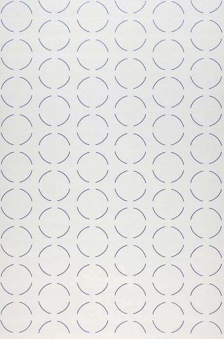 Archiv Wallpaper Circles by Porsche violet blue Roll Width