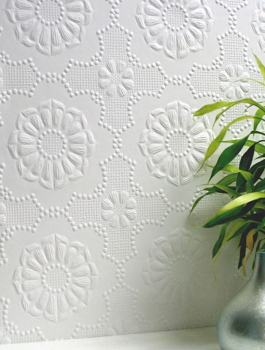 Paper-based Wallpaper Wallpaper Alexander white Room View