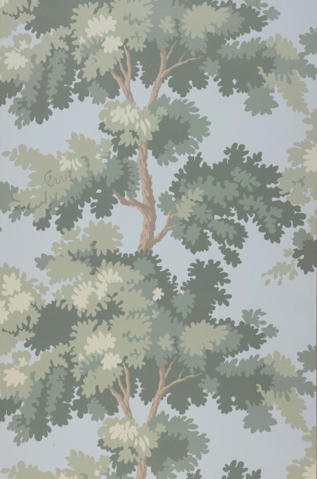 Papel pintado de bosque y árboles Papel pintado Raphael Trees beige grisáceo Ancho rollo