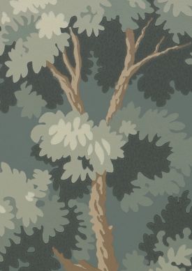 Raphael Trees Grüngrau Muster