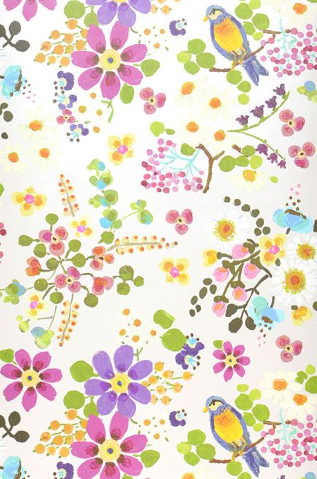 Floral Wallpaper Wallpaper Undine cream Roll Width