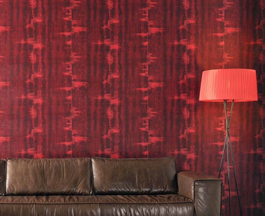 Archiv Wallpaper Fedon brown red Room View