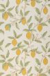 Wallpaper Lemon Tree cream white
