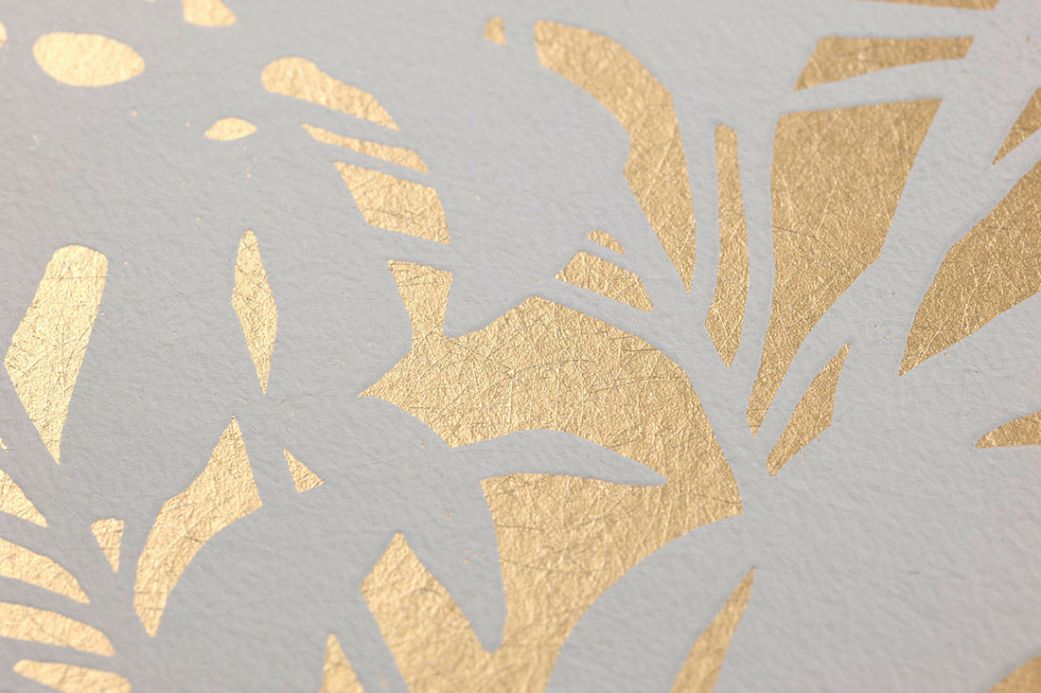 White Wallpaper Wallpaper Persephone gold Detail View