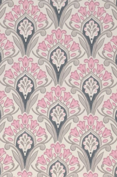 Art Nouveau Wallpaper Wallpaper Florence light pink A4 Detail