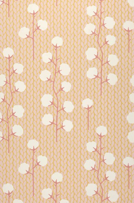 Fruit Wallpaper Wallpaper Sweet Cotton honey yellow Roll Width