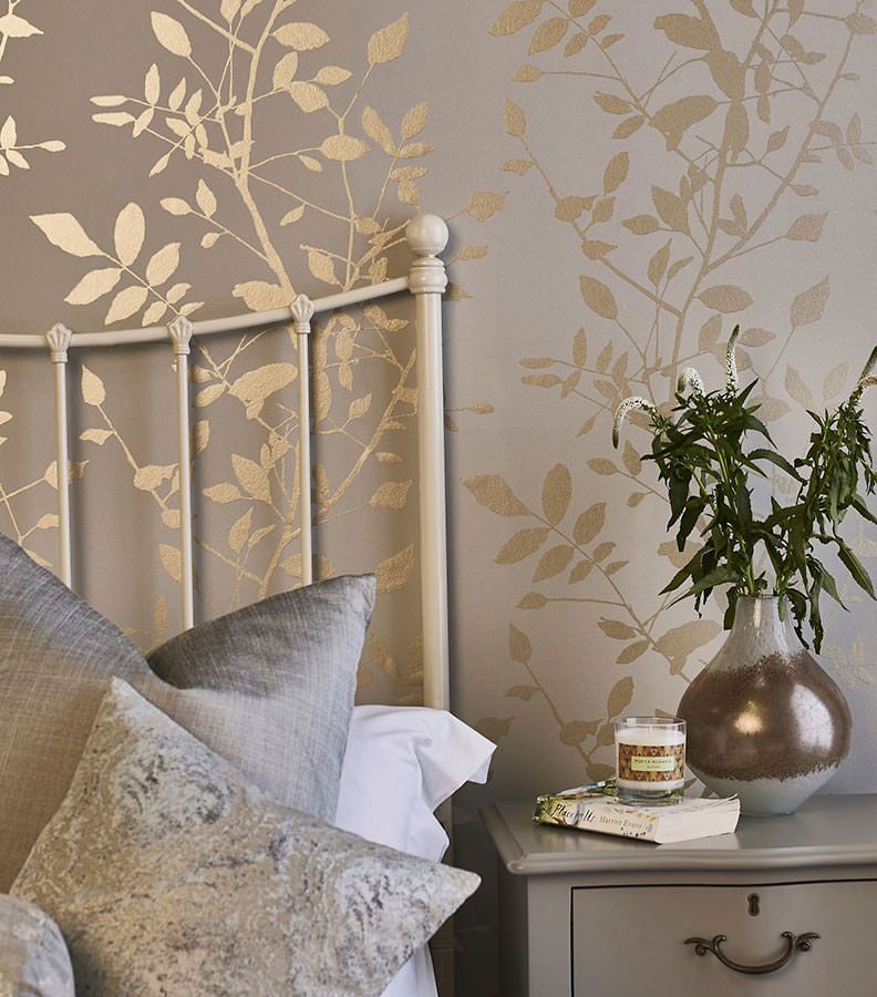 Buy Glowvia Golden Wallpaper Design for Wall Golden Embossing Design  Wallpaper for HomeOfficeLiving RoomHotelCafé Size57 Sqft Online at  Low Prices in India  Amazonin