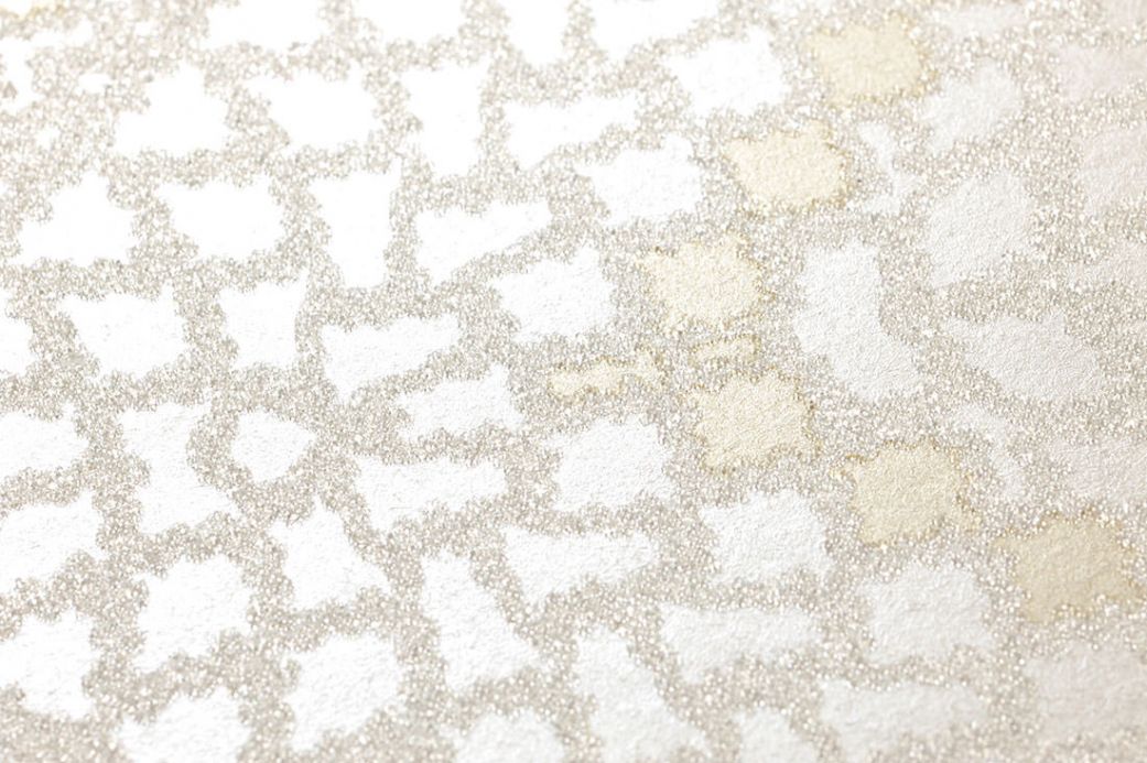 Glass bead Wallpaper Wallpaper Yamuna oyster white Detail View